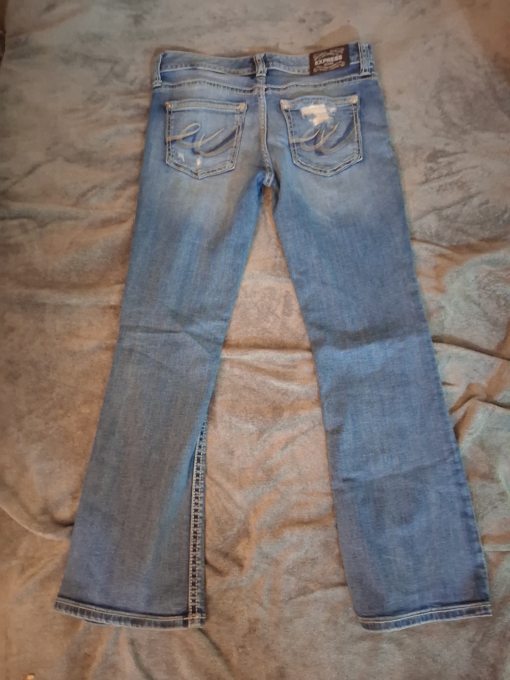 Express Women's Light Blue Boot Cut Jeans